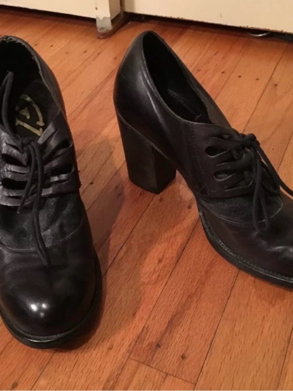 Gixus Stacked Heel Shoes 39